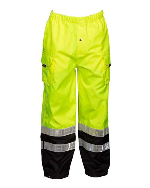Kishigo RWP106-107 Unisex Premium Black Series® Rainwear Pants
