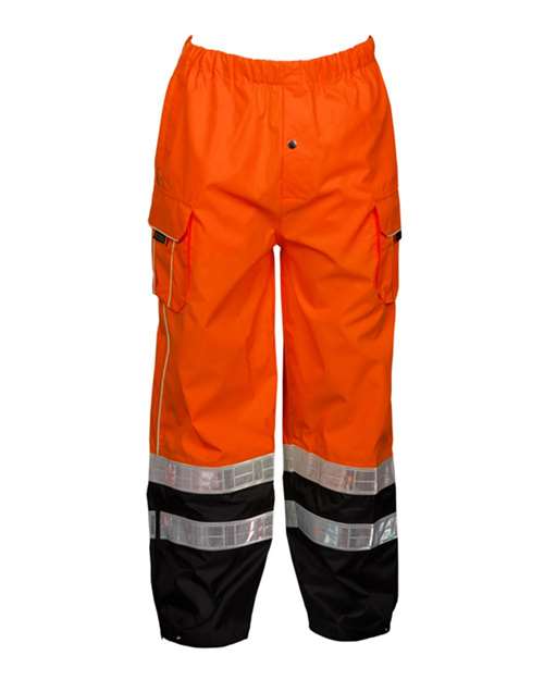Kishigo RWP106-107 Unisex Premium Black Series® Rainwear Pants