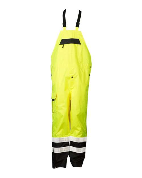 Kishigo RWB106-107 Unisex Premium Black Series® Rainwear Bib