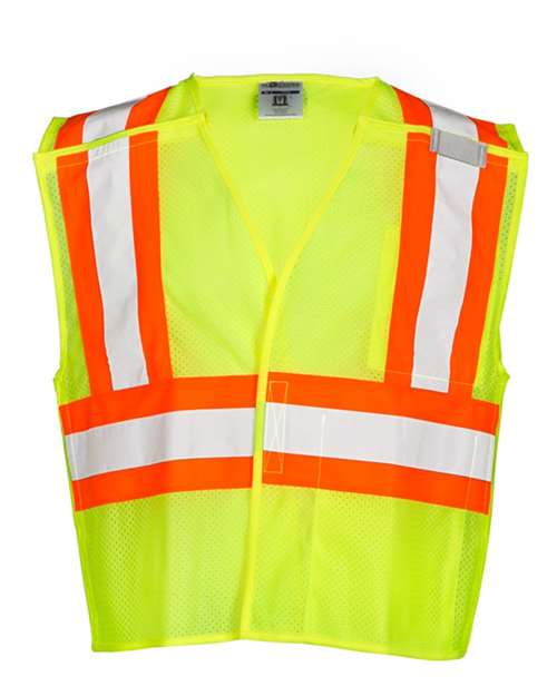 Kishigo 1174-1176 Unisex Contrasting Mesh Breakaway Vest