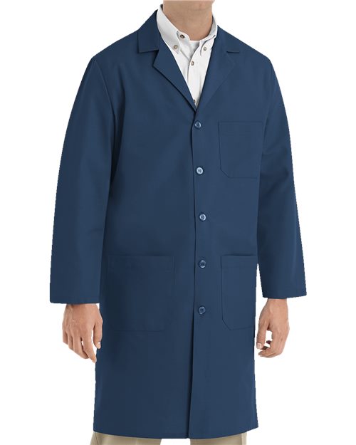 Red Kap KP14EXT Unisex Extended Sizes Button Front Lab Coat