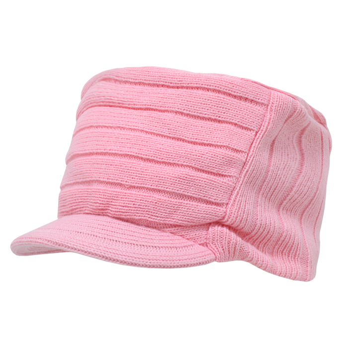 Decky 615 Knitted Flat Top Cap w/ Visor