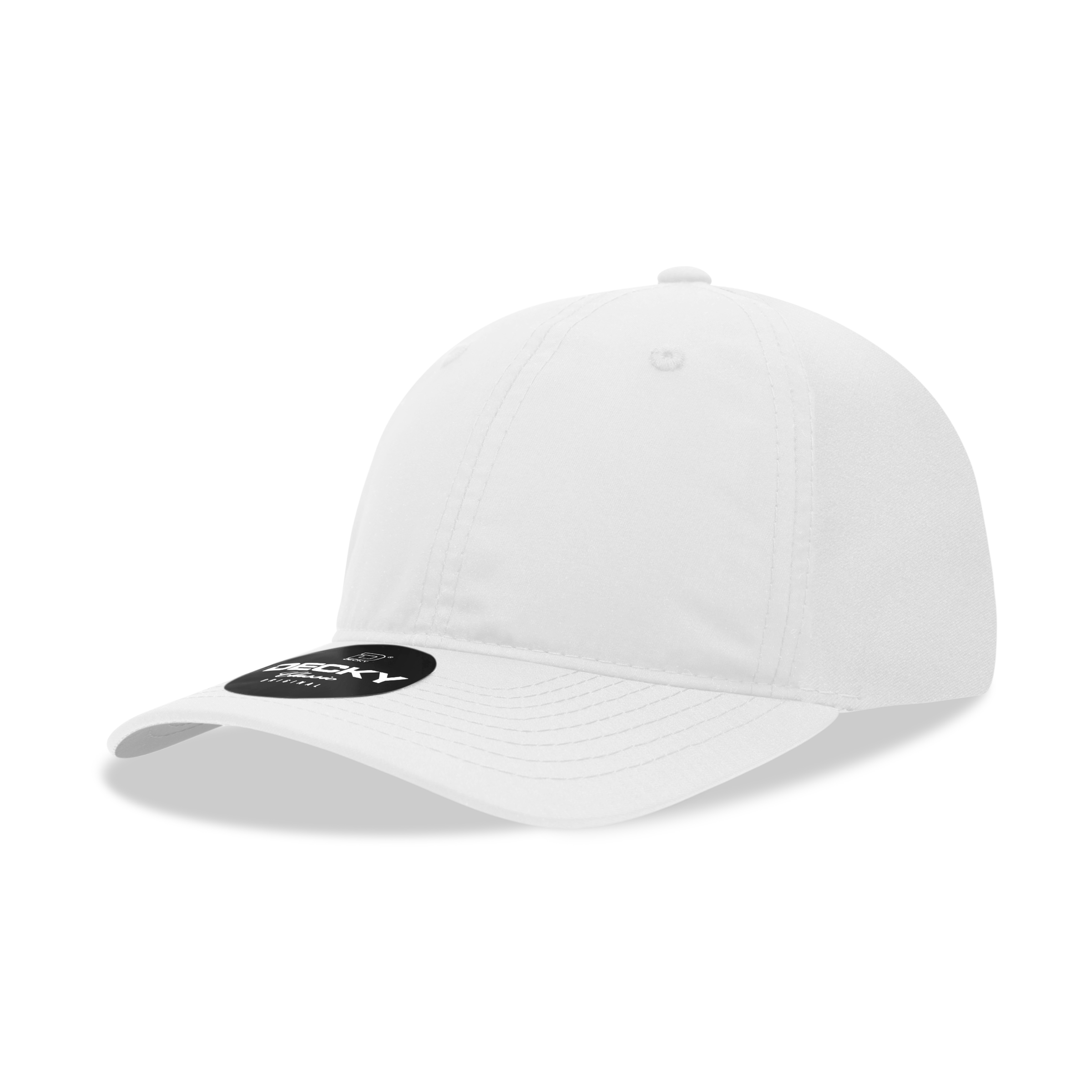 Decky 6220 6 Panel Low Profile Relaxed Performance Dad Hat, Black