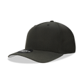 Decky 6221 5 Panel Mid Profile Structured Performance Cap, Black