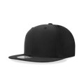 Decky 6223 6 Panel High Profile Structured Performance Snapback, Black
