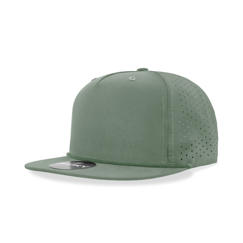 Decky 6226 5 Panel High Profile Relaxed Perforated Performance Rope Hat