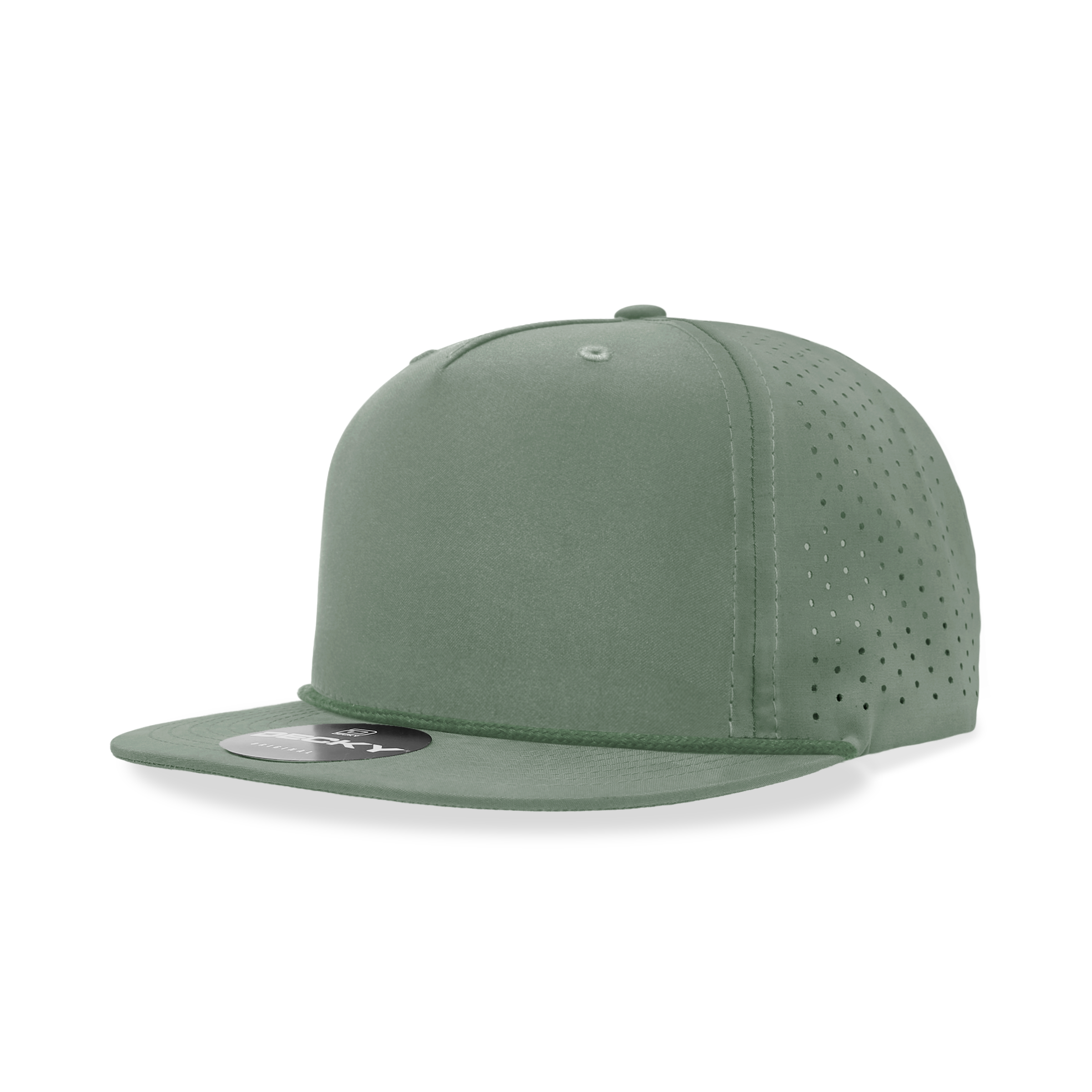 Decky 6226 5 Panel High Profile Relaxed Perforated Performance Rope Hat