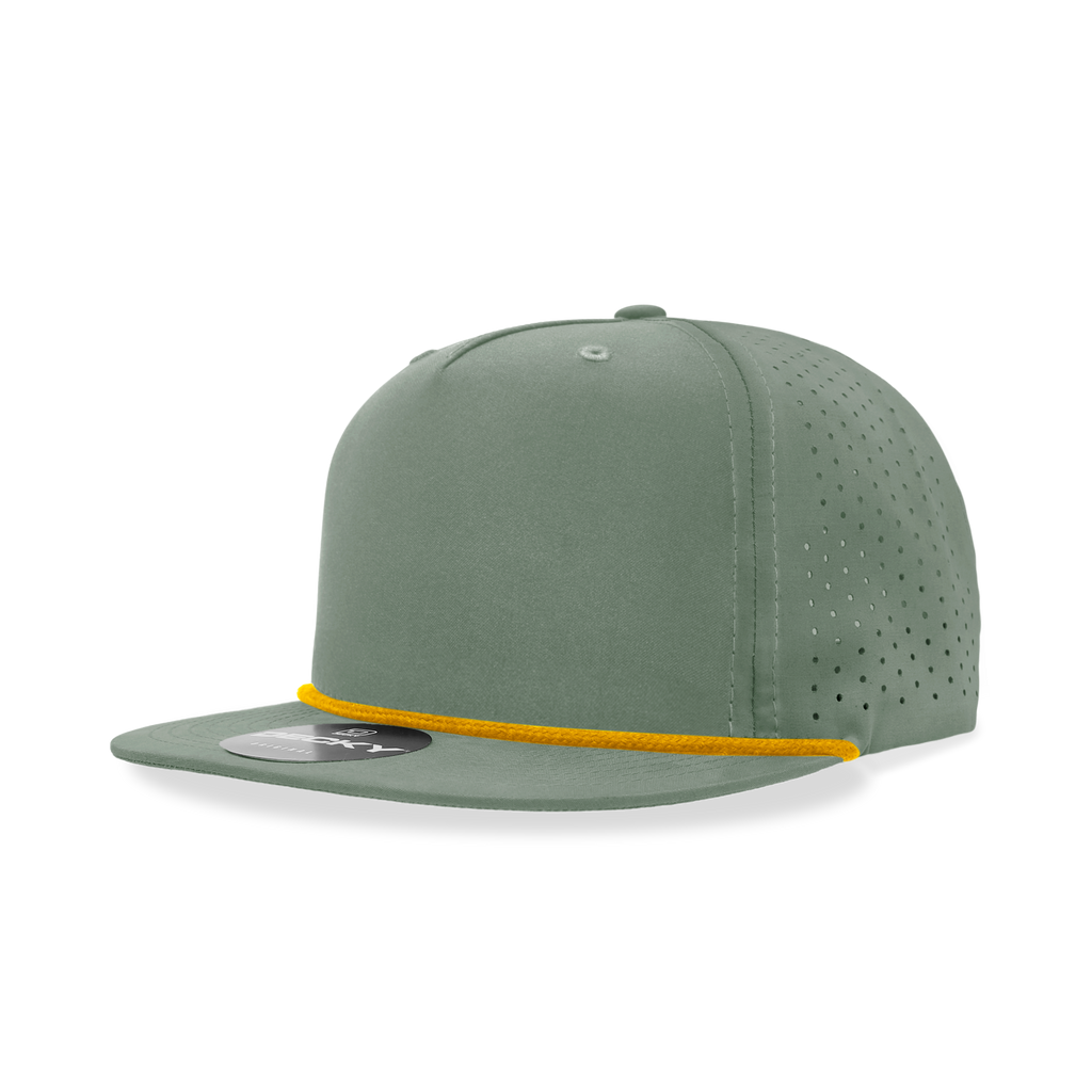 Decky 6226 5 Panel High Profile Relaxed Perforated Performance Rope Hat