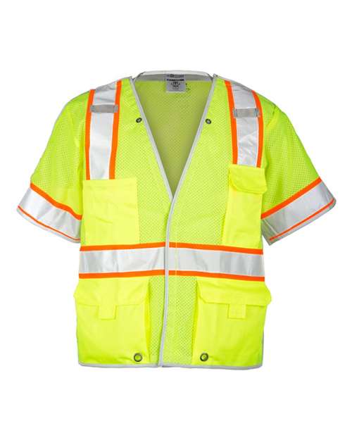 Kishigo 1552B Unisex Premium Brilliant Series® Breakaway Class 3 Vest