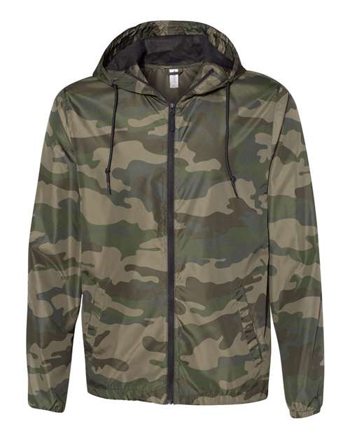 Independent Trading Co. EXP54LWZ Men's Lightweight Windbreaker Full-Zip Jacket