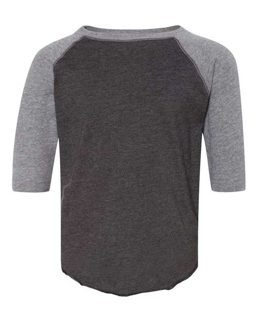 Rabbit Skins 3330 Toddler Baseball Fine Jersey Three-Quarter Sleeve Tee