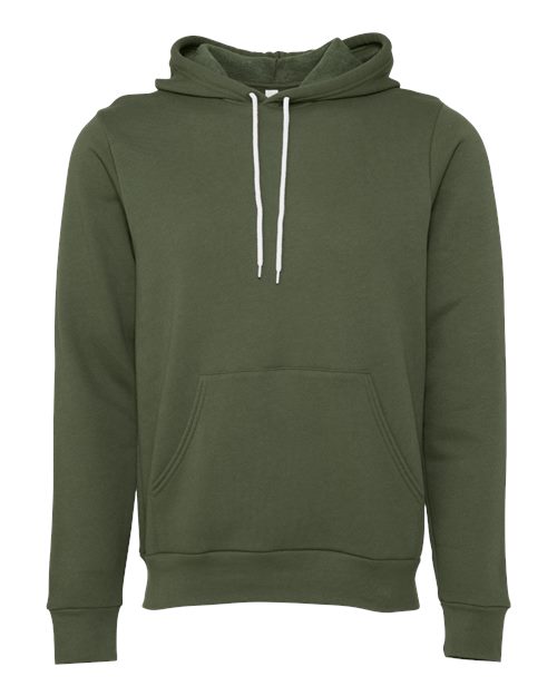 BELLA + CANVAS 3719 Unisex Sponge Fleece Hoodie Sweatshirt