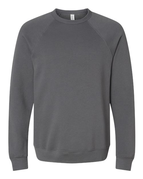 BELLA + CANVAS 3901 Unisex Sponge Fleece Raglan Crewneck Sweatshirt