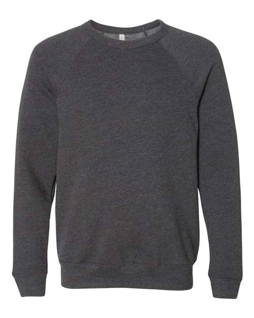 BELLA + CANVAS 3901 Unisex Sponge Fleece Raglan Crewneck Sweatshirt