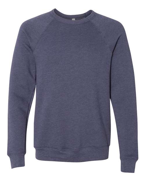 BELLA + CANVAS 3901 Unisex Sponge Fleece Raglan Crewneck Sweatshirt