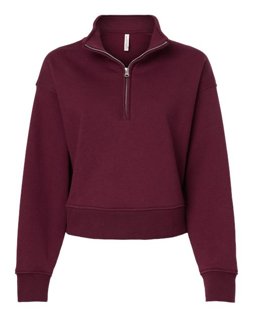 BELLA + CANVAS 4540 Women's 10 oz. Heavyweight Half-Zip Pullover
