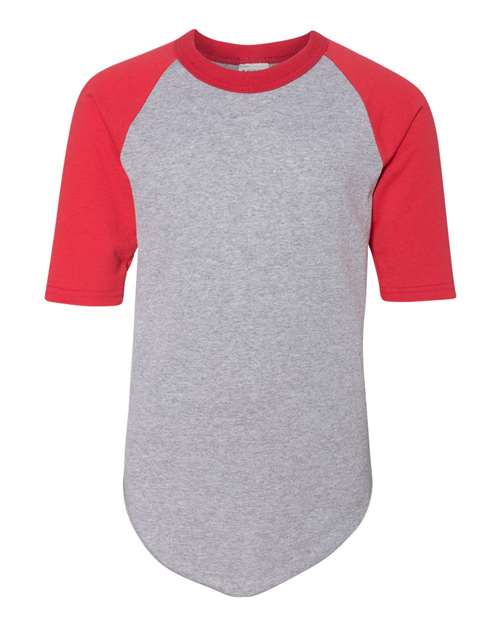 Augusta Sportswear 4421 Youth Three-Quarter Sleeve Baseball Jersey