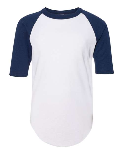 Augusta Sportswear 4421 Youth Three-Quarter Sleeve Baseball Jersey