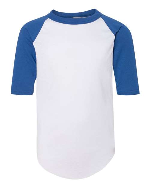 Augusta Sportswear 4421 Youth Three-Quarter Sleeve Baseball Jersey