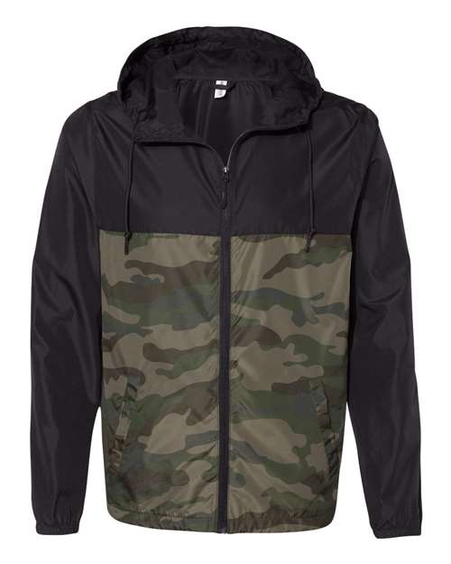 Independent Trading Co. EXP54LWZ Men's Lightweight Windbreaker Full-Zip Jacket