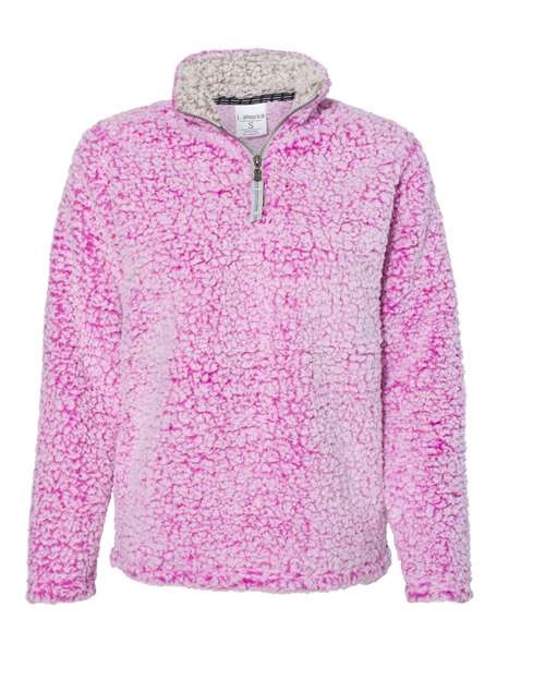 J. America 8451 Women’s Epic Sherpa Quarter-Zip Pullover