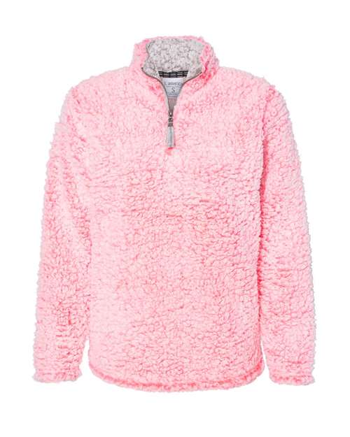 J. America 8451 Women’s Epic Sherpa Quarter-Zip Pullover