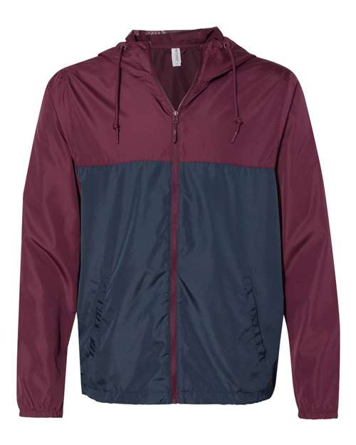 Independent Trading Co. EXP54LWZ Men's Lightweight Windbreaker Full-Zip Jacket