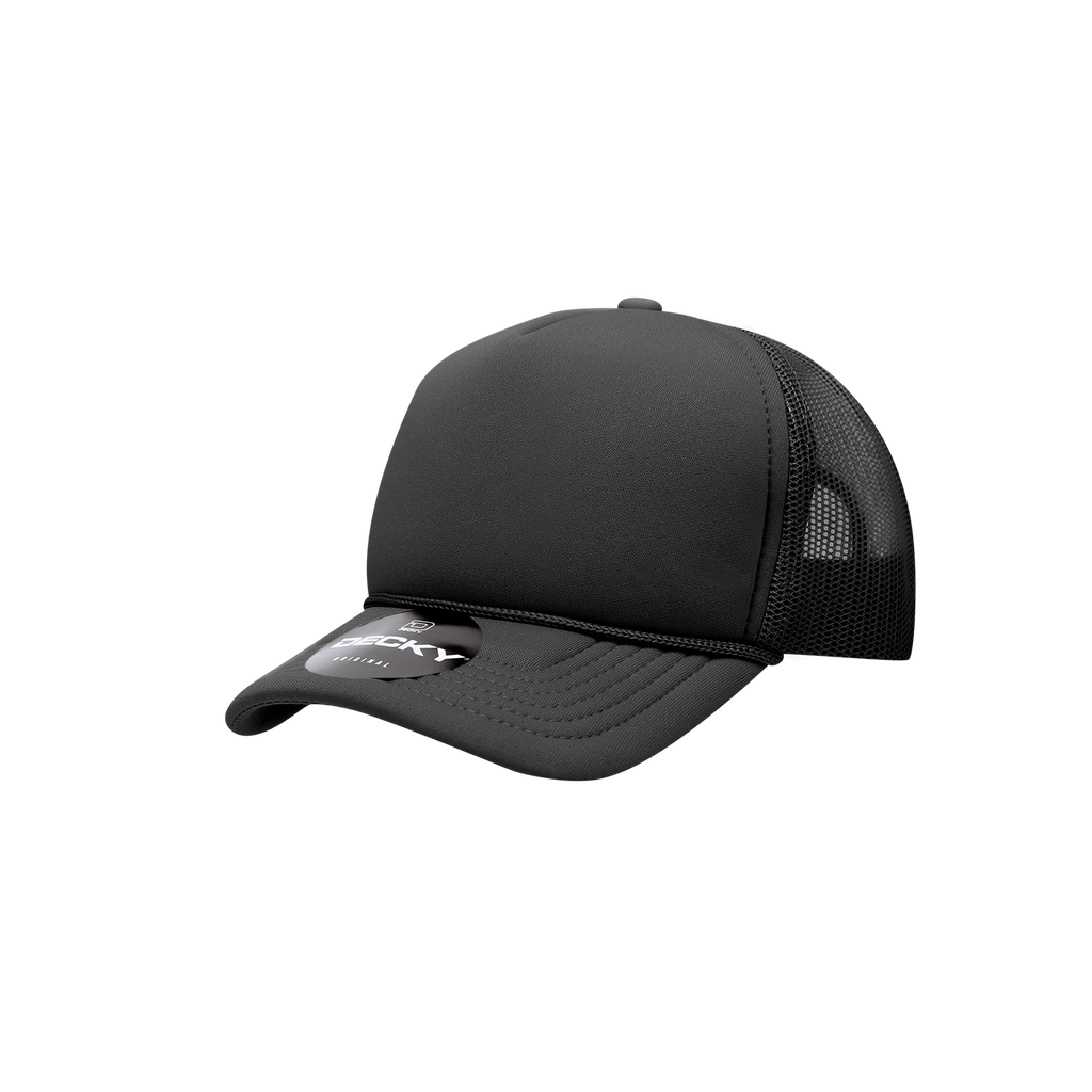 Decky 7010 Youth 5 Panel Mid Profile Structured Foam Trucker