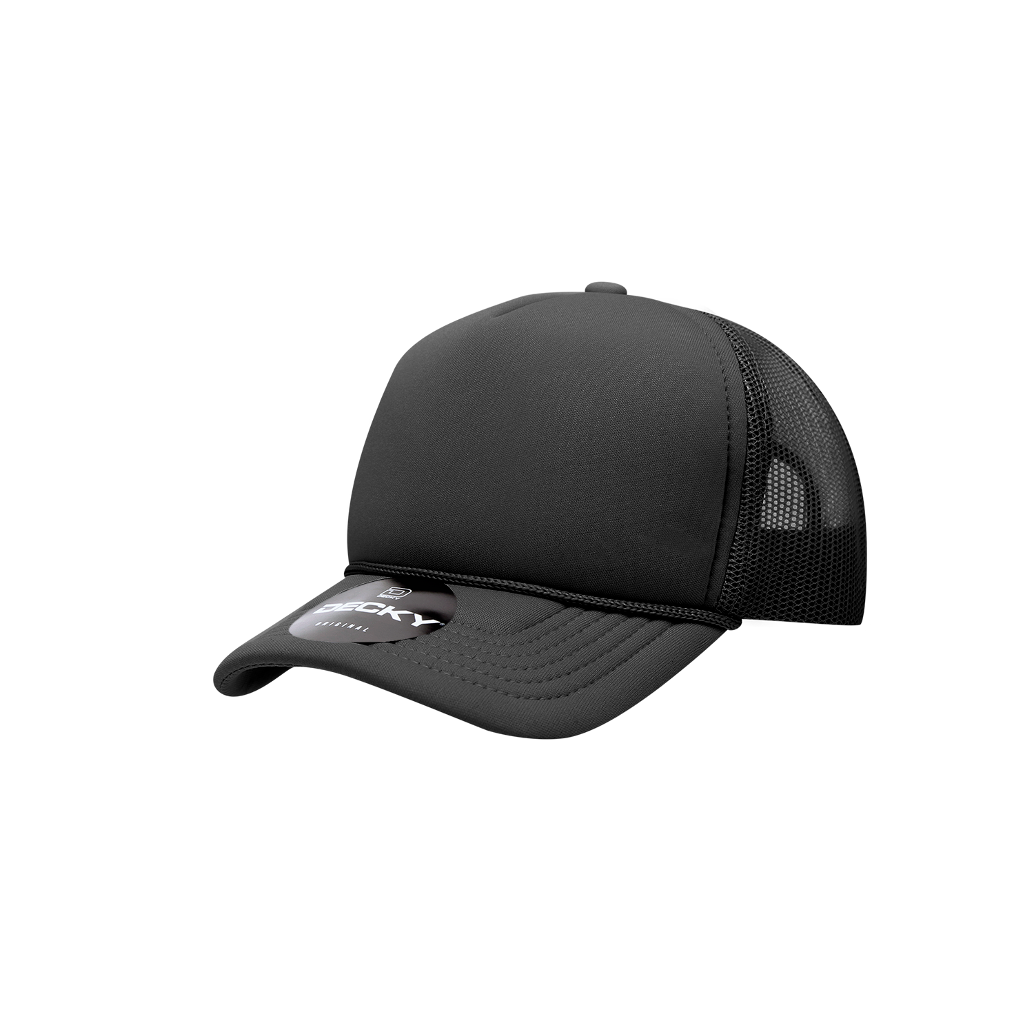 Decky 7010 Youth 5 Panel Mid Profile Structured Foam Trucker