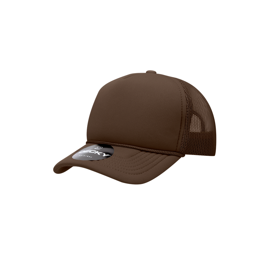 Decky 7010 Youth 5 Panel Mid Profile Structured Foam Trucker
