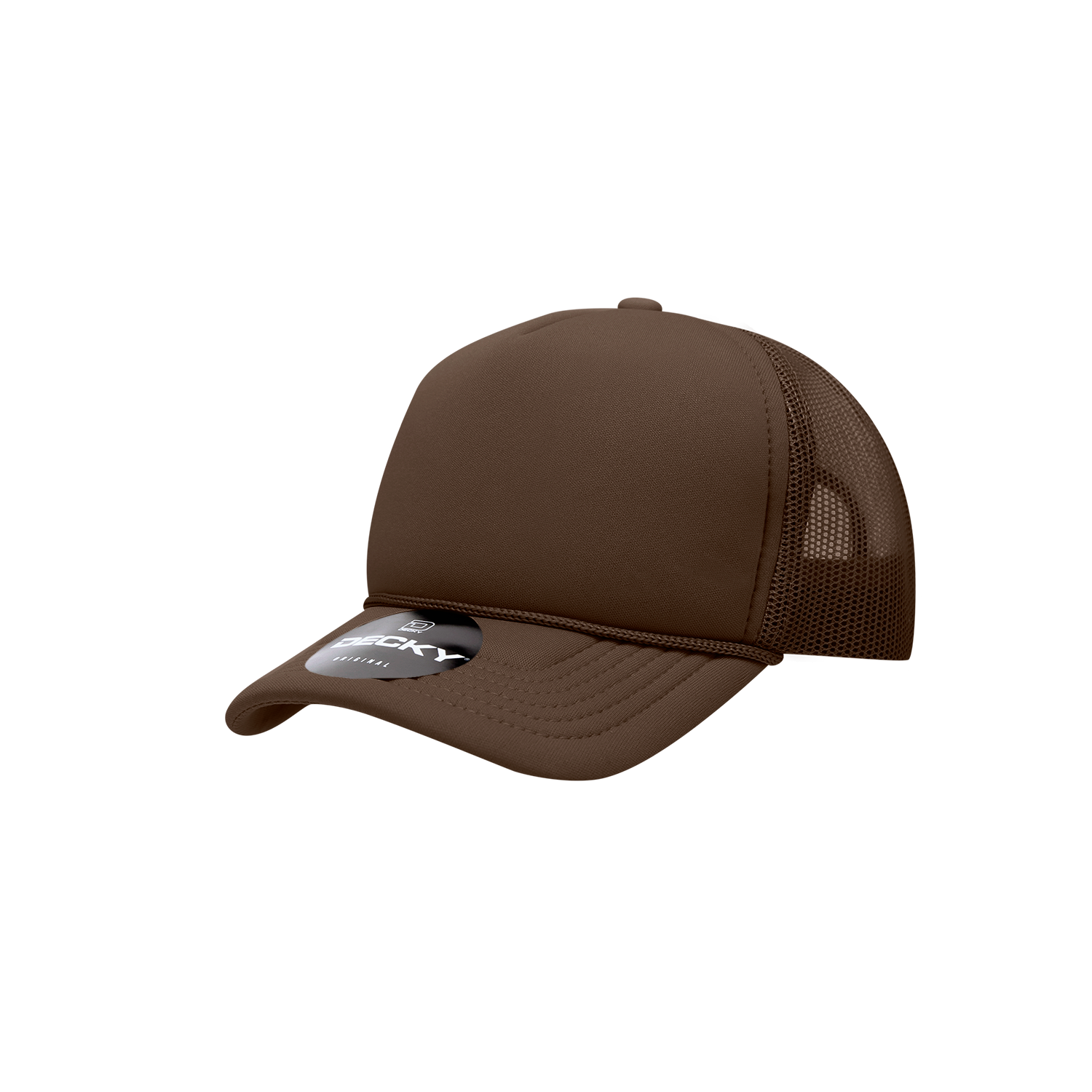Decky 7010 Youth 5 Panel Mid Profile Structured Foam Trucker