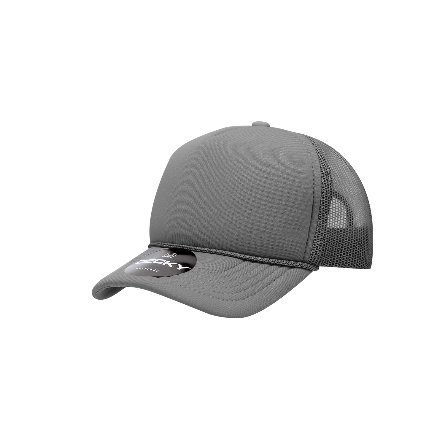 Decky 7010 Youth 5 Panel Mid Profile Structured Foam Trucker