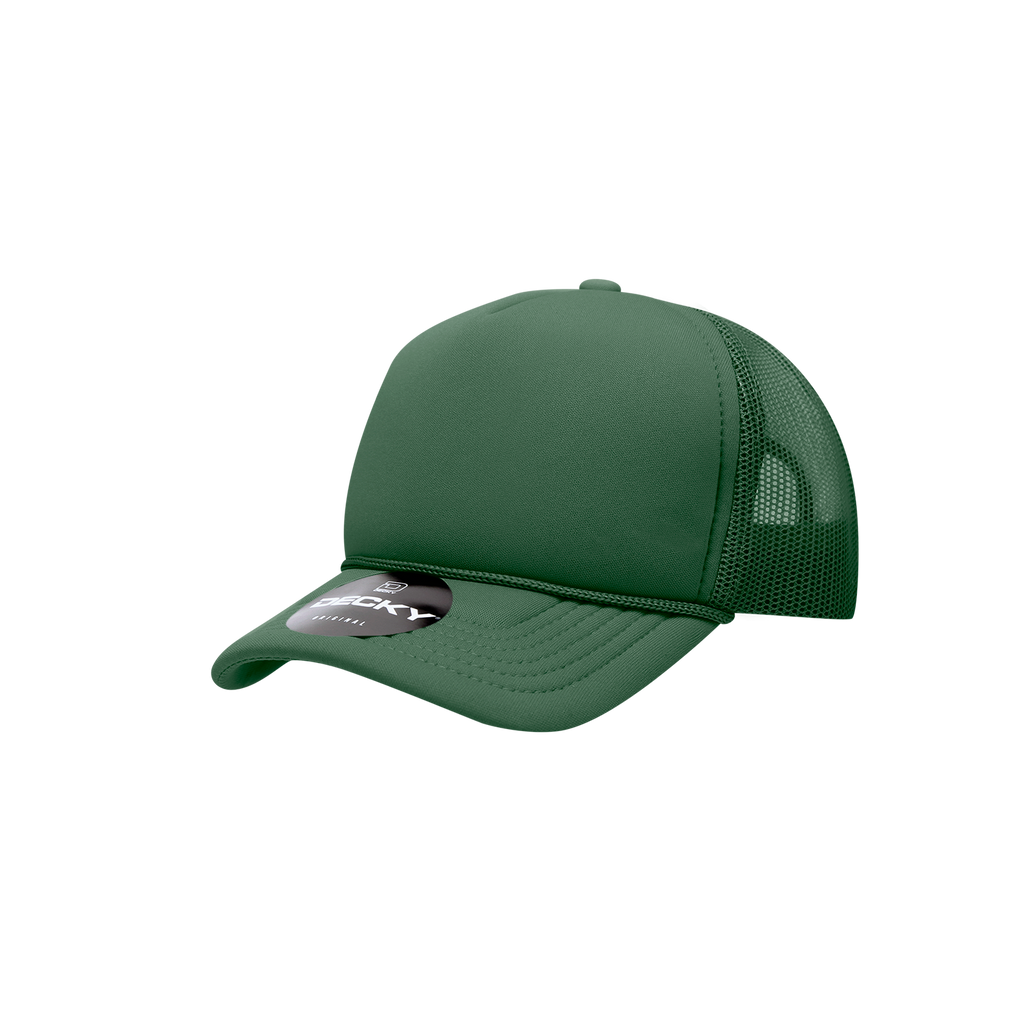 Decky 7010 Youth 5 Panel Mid Profile Structured Foam Trucker