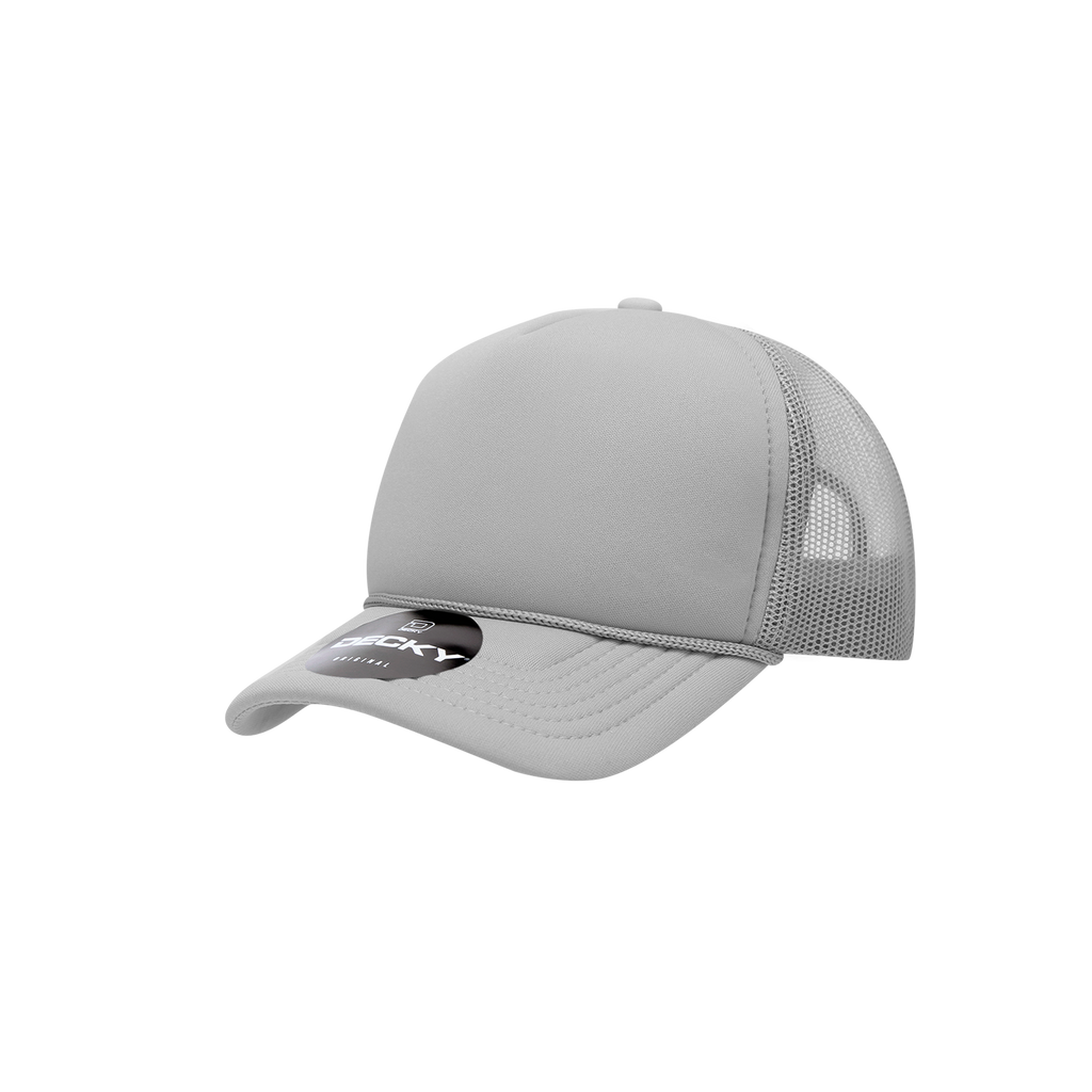 Decky 7010 Youth 5 Panel Mid Profile Structured Foam Trucker