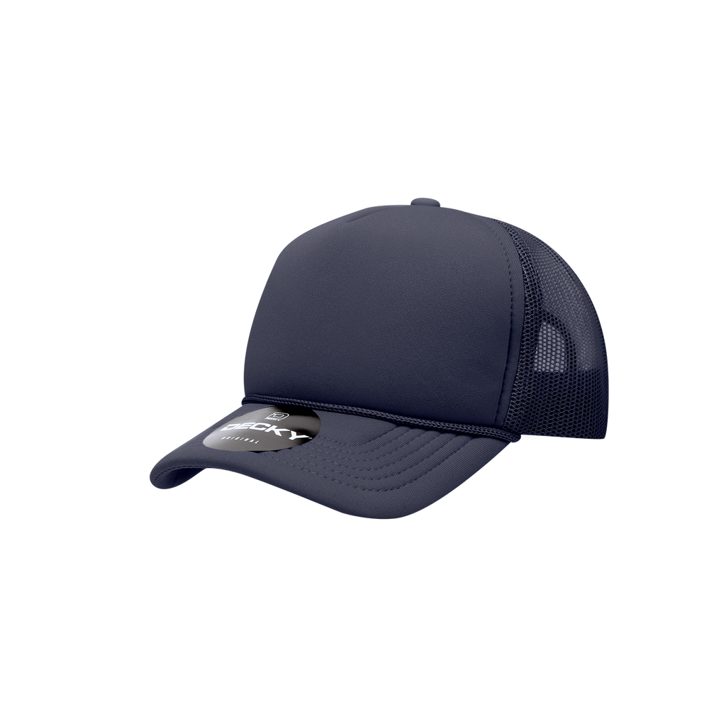 Decky 7010 Youth 5 Panel Mid Profile Structured Foam Trucker