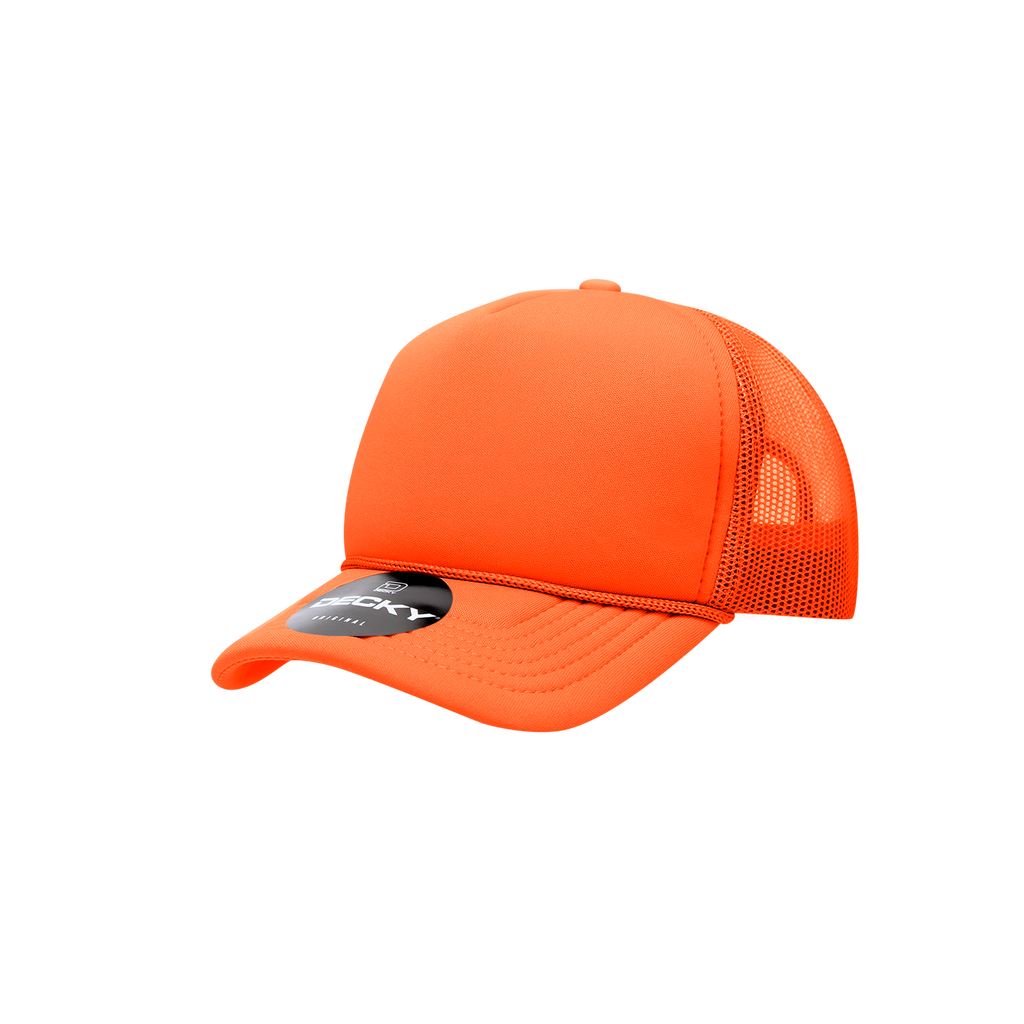 Decky 7010 Youth 5 Panel Mid Profile Structured Foam Trucker