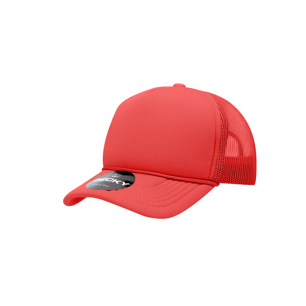 Decky 7010 Youth 5 Panel Mid Profile Structured Foam Trucker