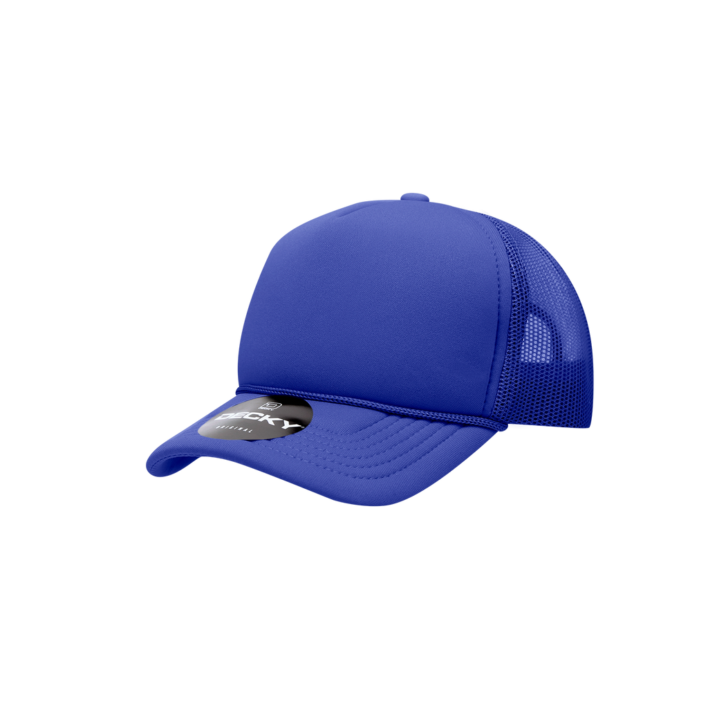 Decky 7010 Youth 5 Panel Mid Profile Structured Foam Trucker