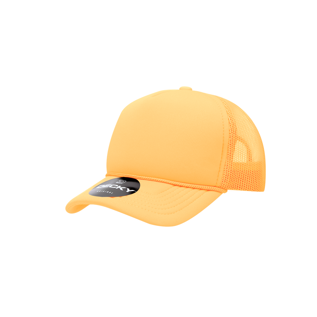Decky 7010 Youth 5 Panel Mid Profile Structured Foam Trucker