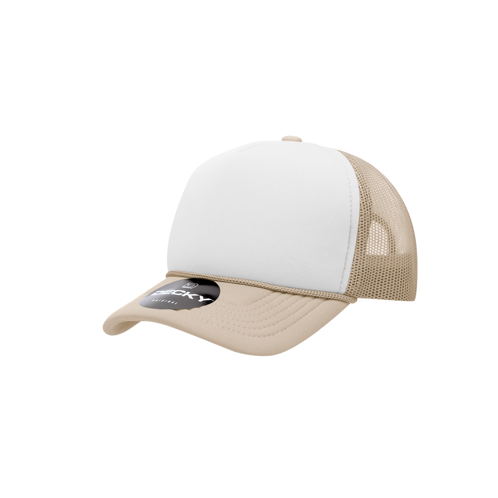 Decky 7010 Youth 5 Panel Mid Profile Structured Foam Trucker