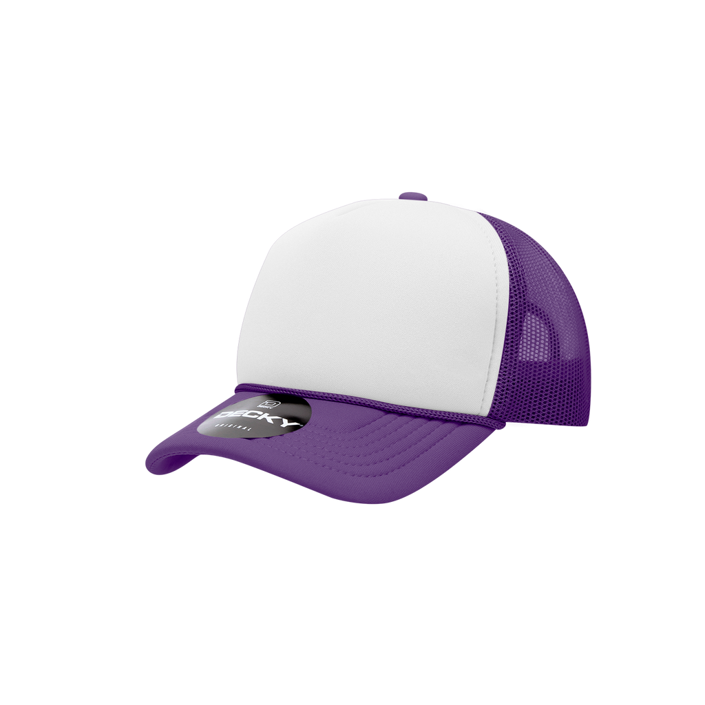 Decky 7010 Youth 5 Panel Mid Profile Structured Foam Trucker