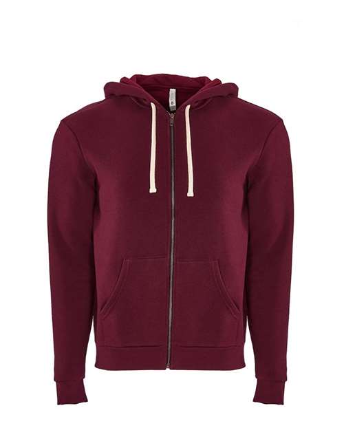 Next Level 9602 Unisex Santa Barbara Full-Zip Hoodie Sweatshirt