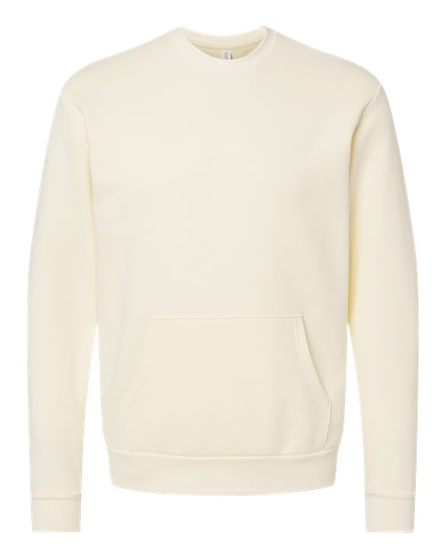 Next Level 9001 Unisex Santa Barbara Pocket Crewneck Sweatshirt