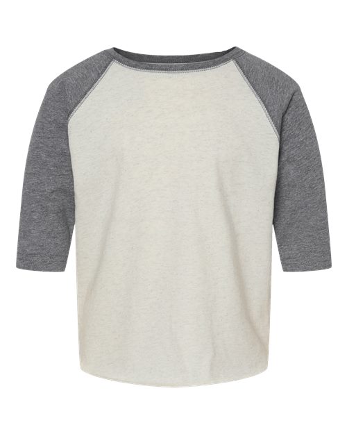 Rabbit Skins 3330 Toddler Baseball Fine Jersey Three-Quarter Sleeve Tee