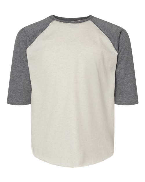 LAT 6130 Youth Baseball Fine Jersey Three-Quarter Sleeve Tee