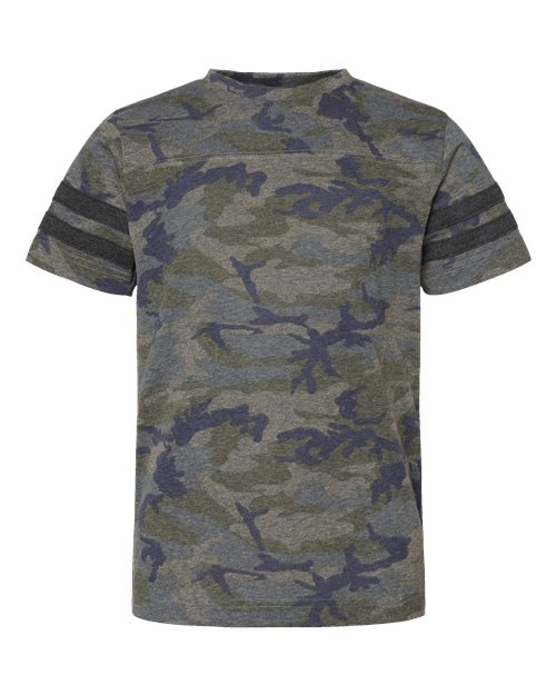 LAT 6137 Youth Football Fine Jersey Tee