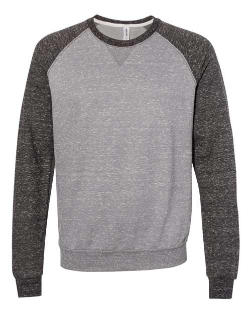 JERZEES 91MR Unisex Snow Heather French Terry Crewneck Sweatshirt