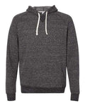 JERZEES 90MR Unisex Snow Heather French Terry Raglan Hooded Sweatshirt