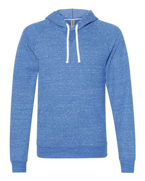 JERZEES 90MR Unisex Snow Heather French Terry Raglan Hooded Sweatshirt