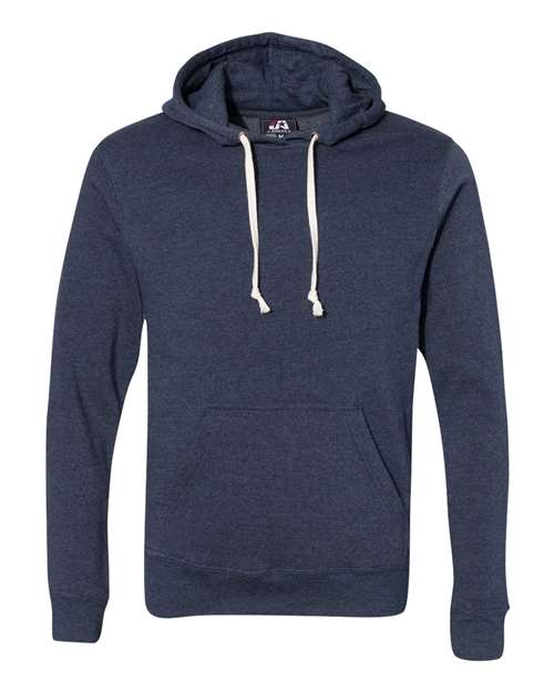 J. America 8871 Men's Triblend Fleece Hooded Sweatshirt